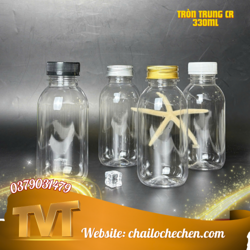 Chai Tròn Trung Cổ rộng 330ml