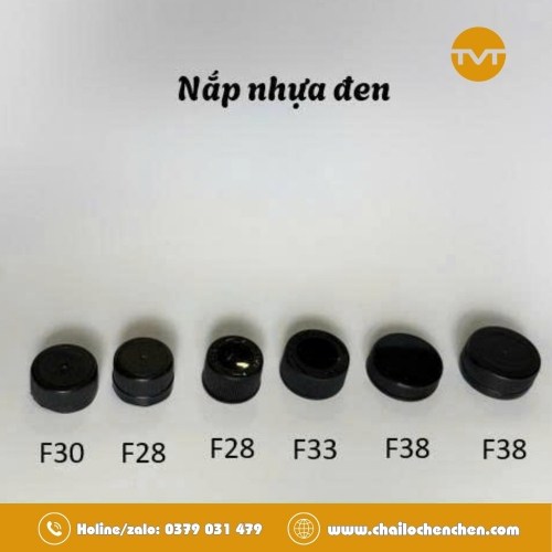 Nắp Chai Nhựa Đen 