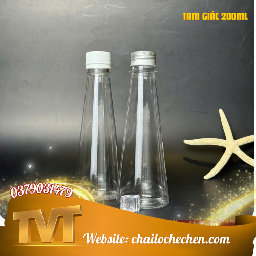 Chai Tam giác 200ml
