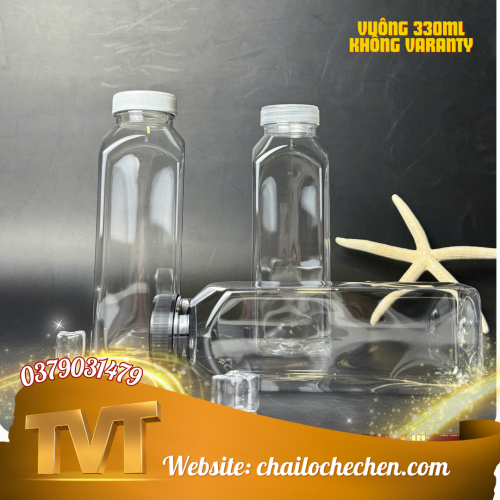 Chai Vuông Cr 330ml Không Vanranty
