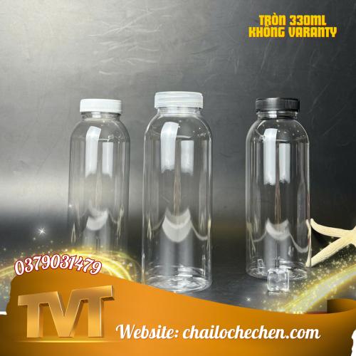 Chai Tròn 330ml Không Vanranty