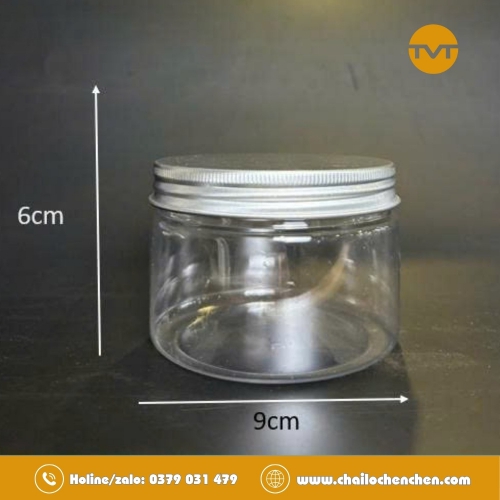 Hủ Nhựa PET Nắp Nhôm