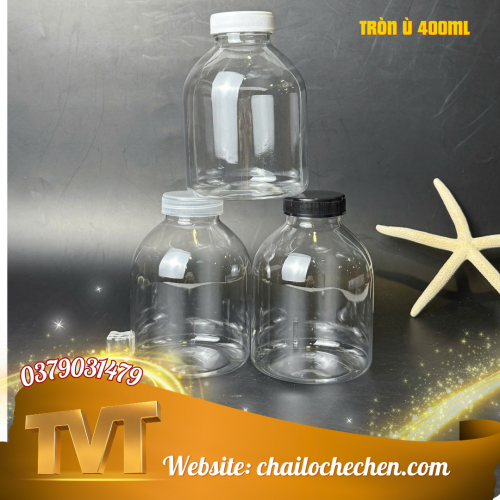 Chai Tròn Ù 400ml Không Vanranty